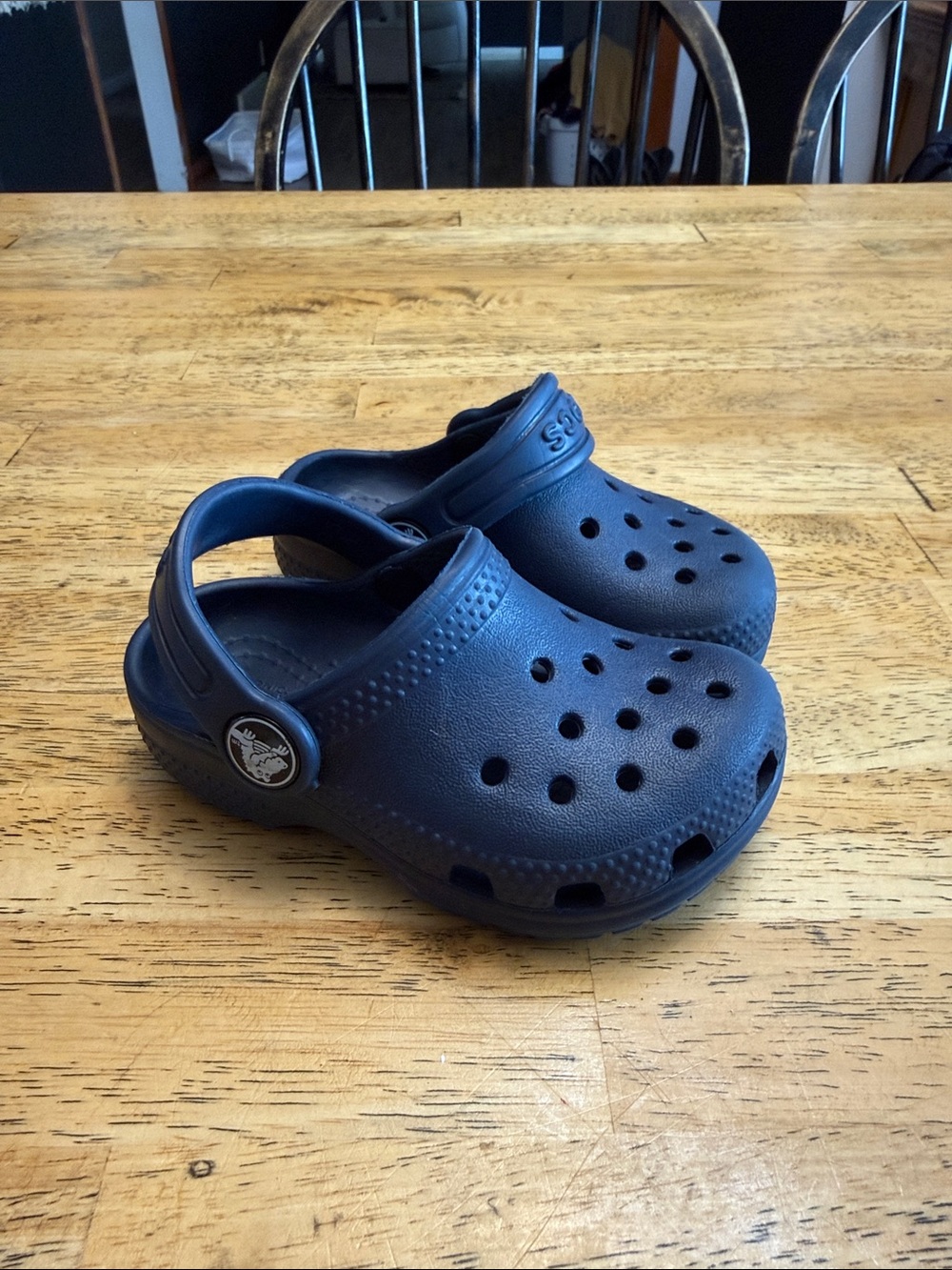 CROCS Kids Classic Clog in Navy Blue